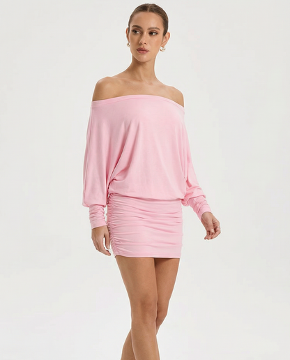 SOLA Ruched Mini Dress