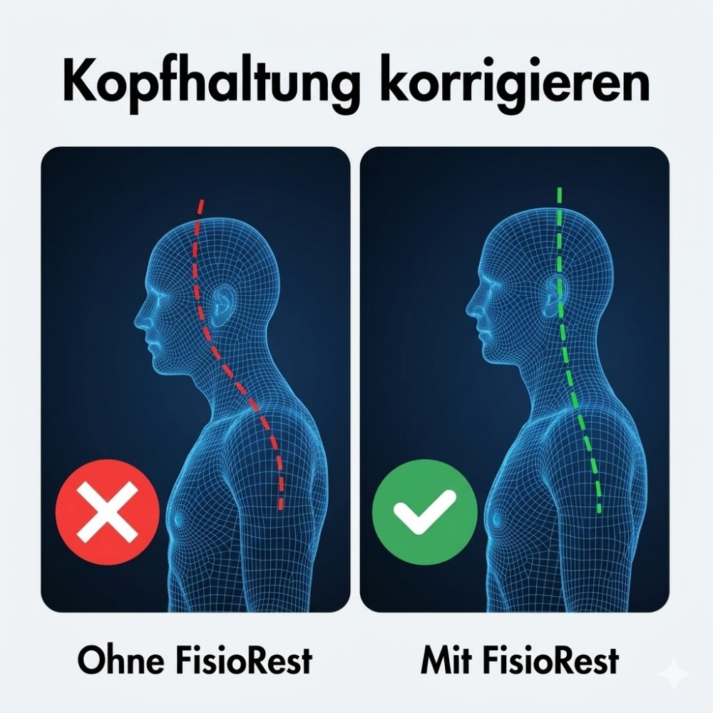 FisioRest 3-in-1 Nackenmassagekissen