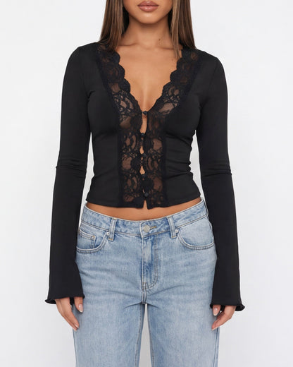 Lace Muse Long Sleeve Top